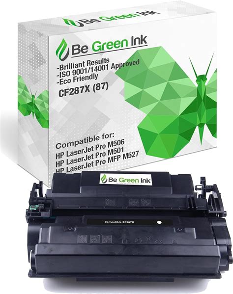 Be Green Ink 87x Cf287x Toner Cartridge Compatible For Hp