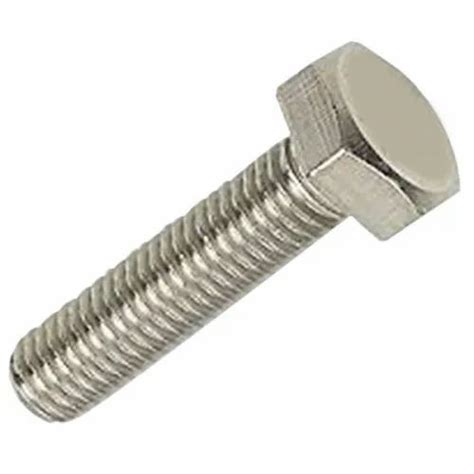 Full Thread Mild Steel Hex Bolt For Industrial Size Mm Mm At Rs