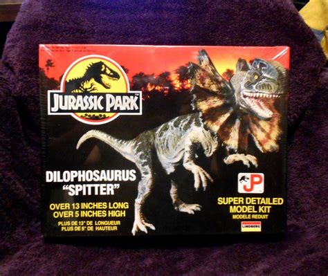 1993 Lindberg Jurassic Park Dilophosaurus Model Kit Unopened 1933865625