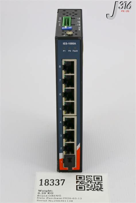 Oring Ethernet Modules Slim Type X Tx Rj Ies A