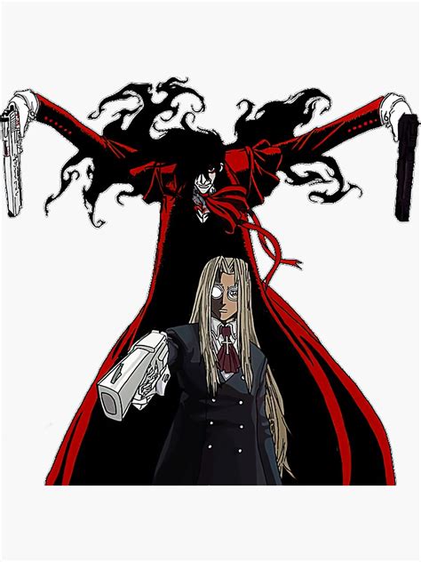 Alucard Hellsing Sticker For Sale By Aaliyahhh435 Redbubble