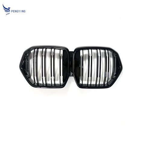 Car Front Bumper Kidney Grille For Bmw X6 G06 2020 Double Slat Gloss