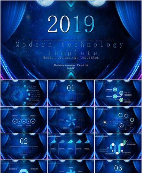 High Tech Powerpoint Template Creative Inspirational Template Examples