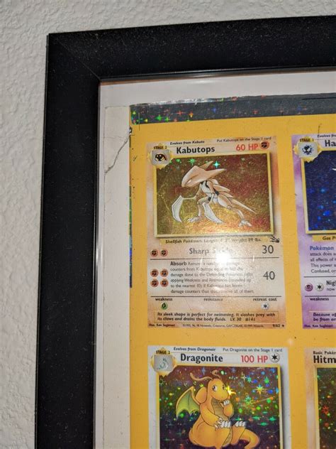 Mavin Pokemon Cards Poster Holo Fossil Uncut Sheet Kb Toys Promo