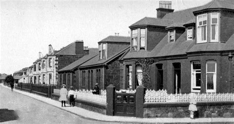 Tour Scotland Old Photograph Marina Road Prestwick Scotland