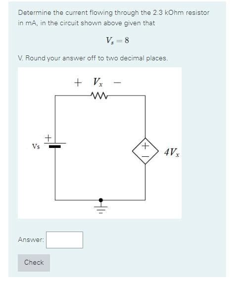 Solved Determine The Current Flowing Through The 23kohm