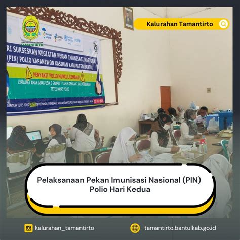 Pelaksanaan Pekan Imunisasi Nasional PIN Polio Hari Kedua Website