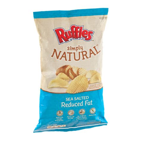 Ruffles® Simply Natural Sea Salted Reduced Fat Potato Chips Reviews 2020