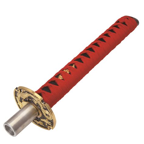 Red New 25cm Katana Samurai Sword Shift Knob Lever Shifter Gear Knob 10