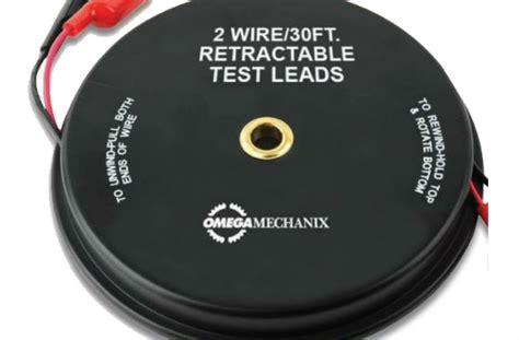 Omega Two Piece Retractable Test Lead Set From Gsf Garagewire