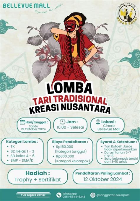 Lomba Tari Tradisional Kreasi Nusantara Event Info Depok Terkini