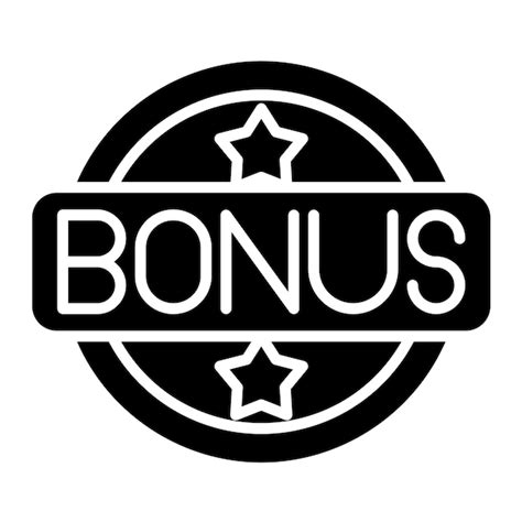 Premium Vector Bonus Glyph Solid Black Illustration