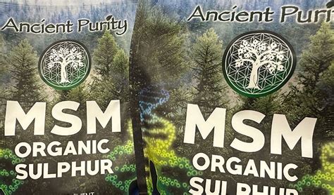 MSM Organic Sulphur - Diving Deep into Real MSM