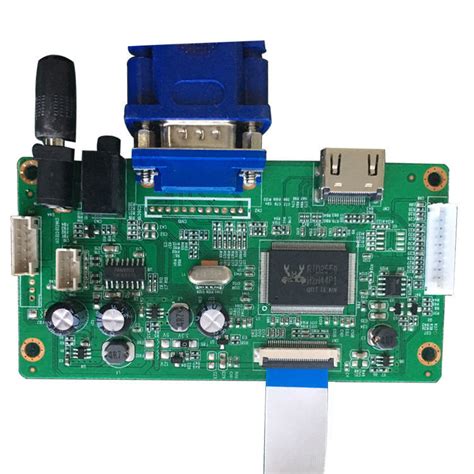 2K LCD Display Driver Board 1920x1080 VGA DVI HDMI DP Type C To EDP