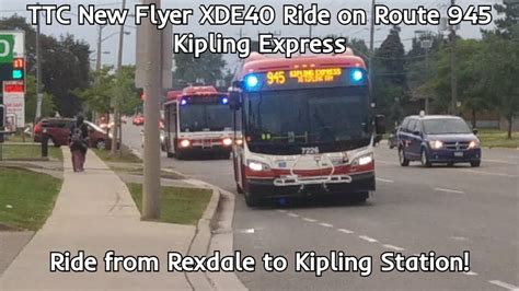 Ttc New Flyer Xde Hybrid Ride On Ttc Route Kipling Express