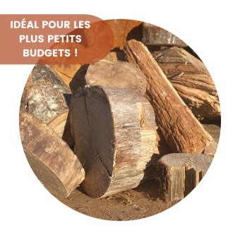 Bois de chauffage séchage naturel 50 cm Mélange de feuillus durs