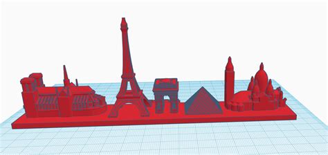 Stl File Paris Monuments 🗽・design To Download And 3d Print・cults