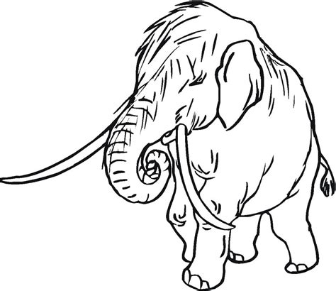 Mastodon Coloring Page Free Printable Coloring Pages For Kids