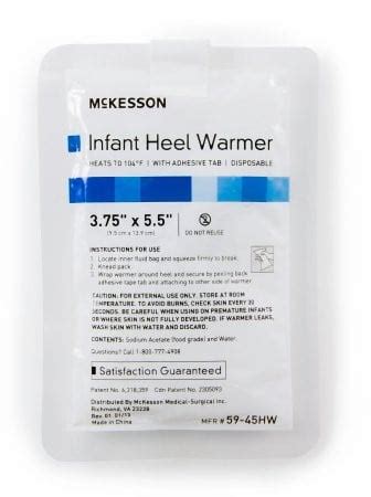 McKesson Infant Instant Heel Warmer - 59-45HW | Vitality Medical