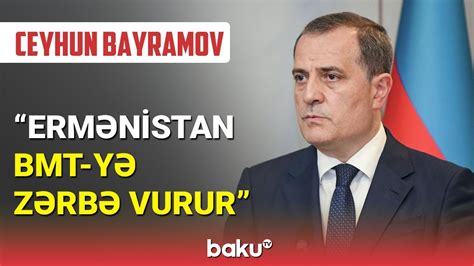 Ermənistanın BMT-yə haqsız müraciətinə sərt reaksiya - YouTube
