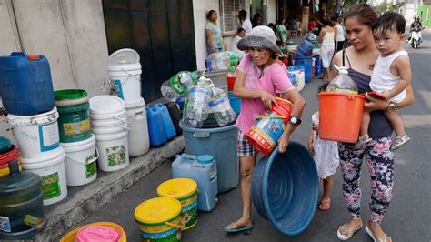 The Water Outage Continues In Metro Manila When In Manila