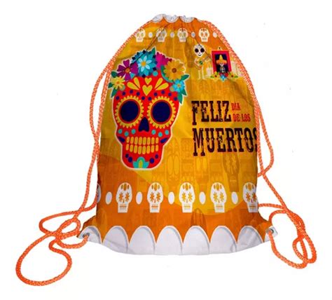 95 Morralito Dulcero Bolo Fiesta Infantil Dia De Muertos Meses Sin