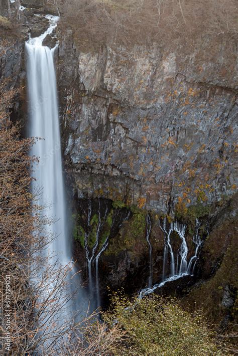 Kegon Falls, one of highest waterfalls in Japan Stock Photo | Adobe Stock