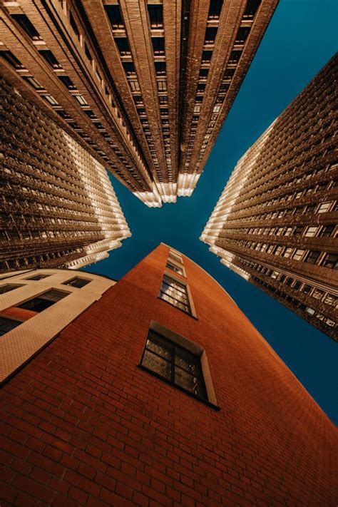 Worm's Eye View Of Buildings · Free Stock Photo