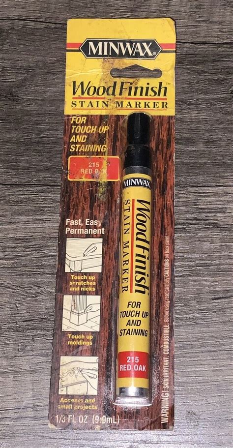 Minwax Wood Finish Stain Marker ☆215 Red Oak☆ Touch Ups And Staining 1 3 Fl Oz Ebay