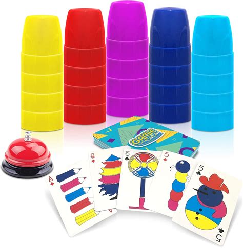 Gamie Stacking Cups Game With 54 Challenges 20 Stacking