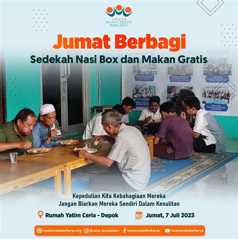 Jumat Berbagi Juli Yayasan Insan Cerdas Berkarya