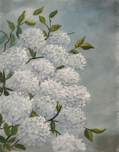 Soft Hydrangeas A Paint Sip Event With Lisa Stir Up The Paint