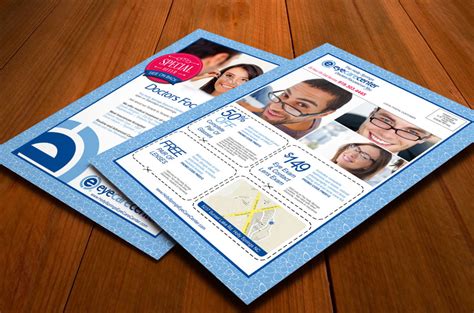 Before And After Eye Care Center Brochure Design And Printing