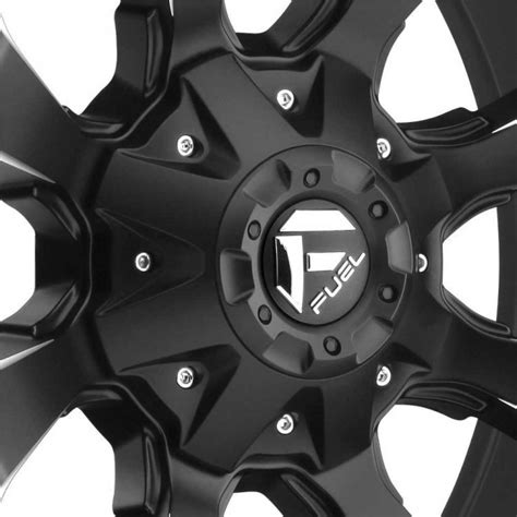 Alloy Wheel D546 Assault Matte Black Milled Fuel