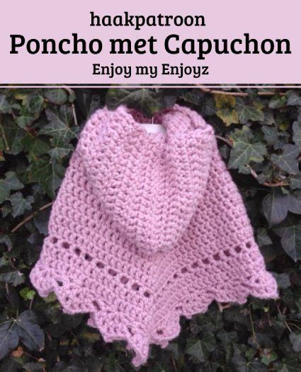 Haakpatroon Poncho Met Capuchon Haakinformatie