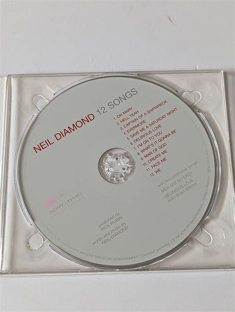 Neil Diamond: 12 Songs CD Mint Unplayed