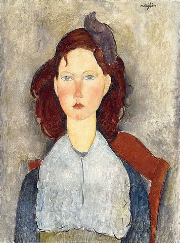 Amadeo Modigliani Sitzendes M Dchen Fillett