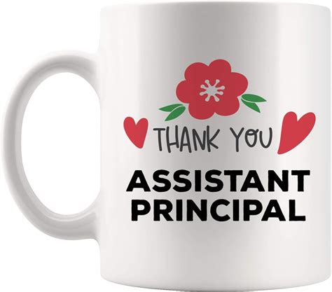 Thank You Assistant Principal Mug Coffee Cup Thanksgiving Appreciation Ts Ideas