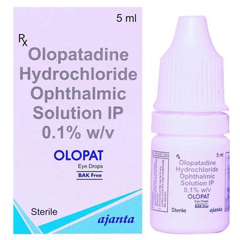 Olopatadine Hydrochloride Eye Drops At ₹ 200 Bottle Olopatadine