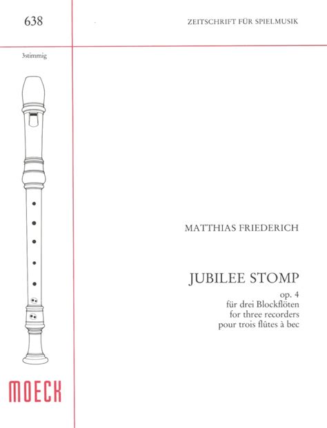 Jubilee Stomp Op 4 From Friederich Matthias Buy Now In The Stretta