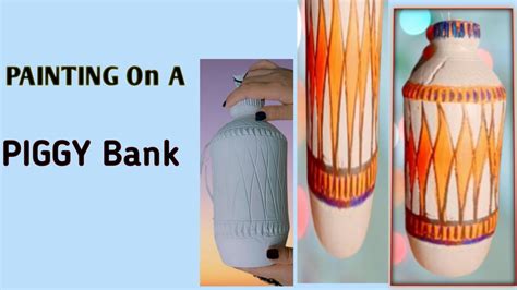 Diy Pot Painting 🎨 Money Bank Gullak Piggy Bank Decoration Idea