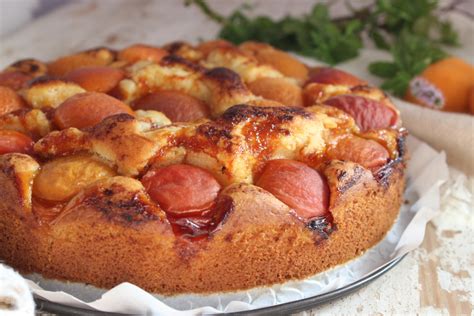 Torta Con Albicocche E Confettura Soffice Senza Burro Ricetta Facile