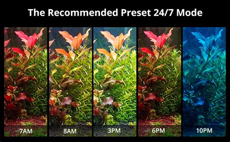 Amazon NICREW RGB W 24 7 LED Aquarium Light With Remote Controller