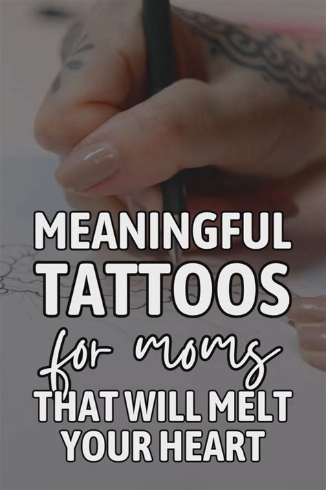 47 Meaningful Tattoos For Moms That Will Melt Your Heart Video Video Mom Tattoos Name