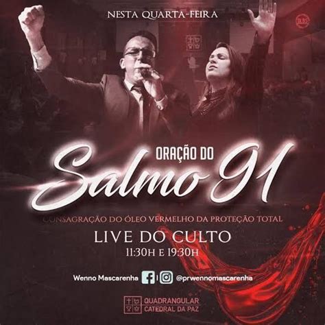 Pin de Jorgianny Souza em banner evangélicos Cartaz Salmo 91 Salmos