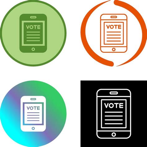 Vote Icon Design 44172378 Vector Art At Vecteezy