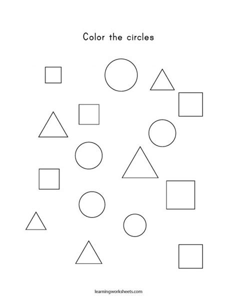 Color By Number Circles