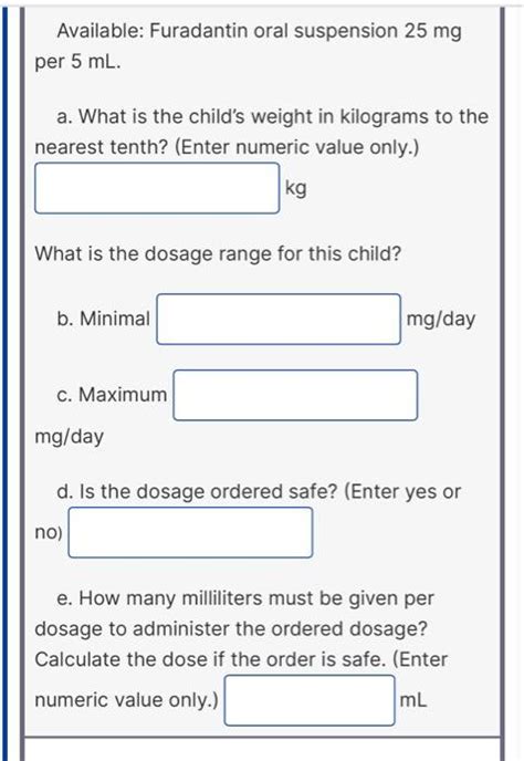 Solved Furadantin oral suspension 25mgp.o.q6 h is ordered | Chegg.com