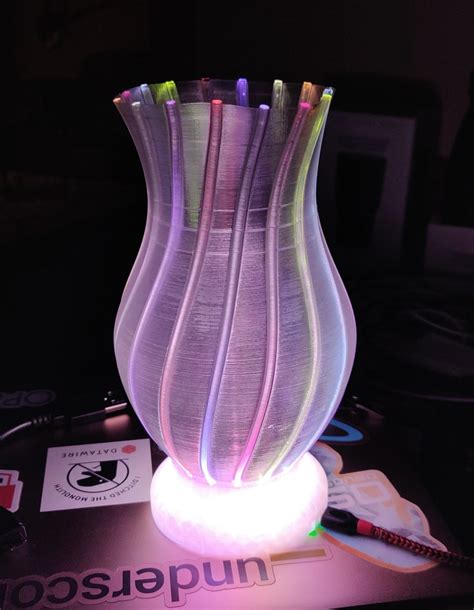 3d Printed Light Up Vase 3dthursday 3dprinting Adafruit Industries Makers Hackers