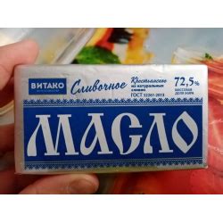 Отзывы о Масло сладко-сливочное Витако "Традиционное" 82,5%